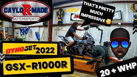 2022 Suzuki GSX-R1000R Dyno | Ecu Flash | DynoJet | Dyno tuned | Real Dyno Results | Caylor-Made