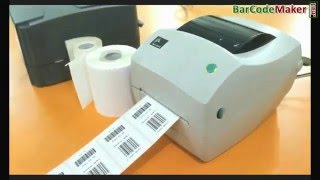 How to make Linear and 2D barcode Labels with different font symbologies