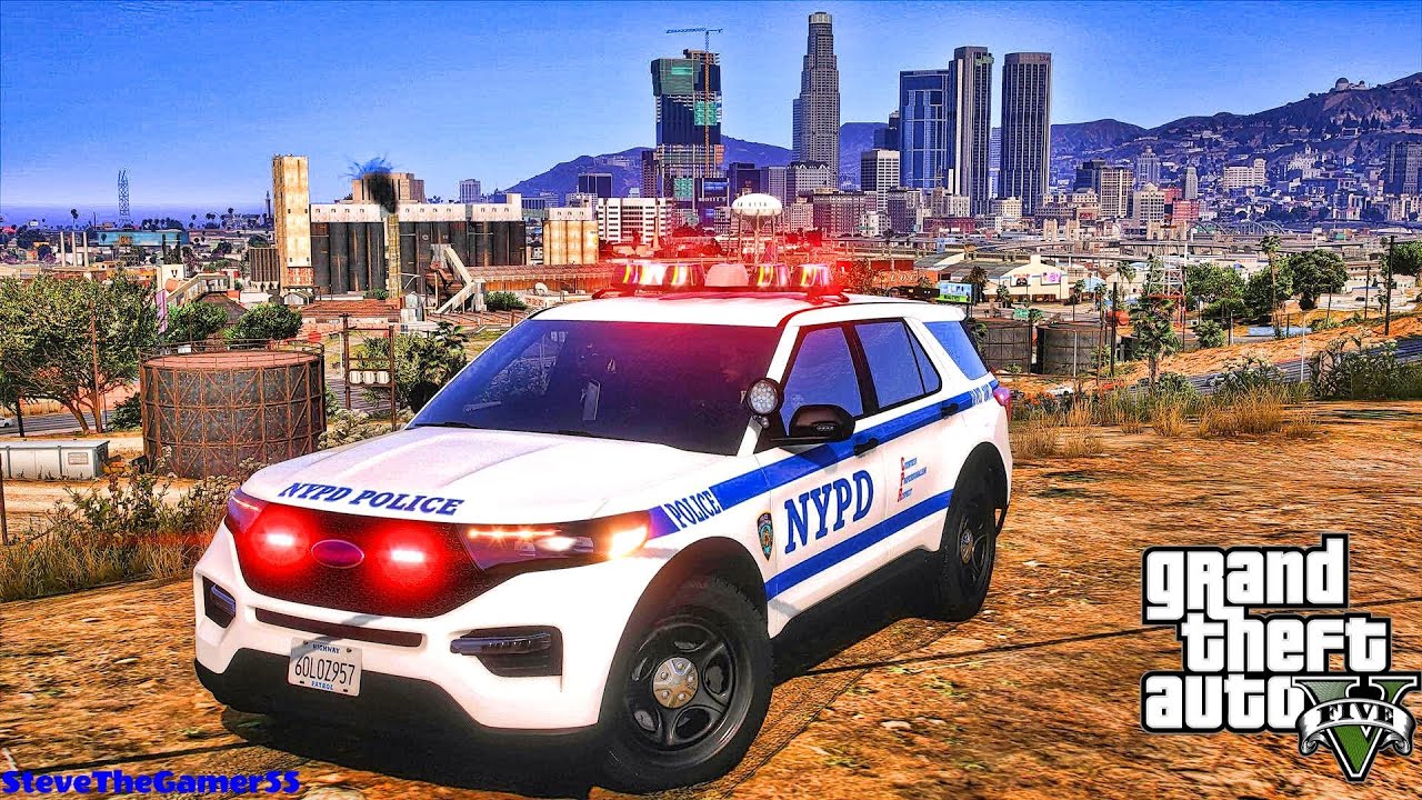 City Patrol|| GTA 5 Mod Lspdfr|| NYPD #lspdfr #stevethegamer55
