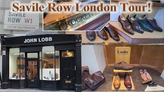 Window Shopping at Savile Row in London, England!