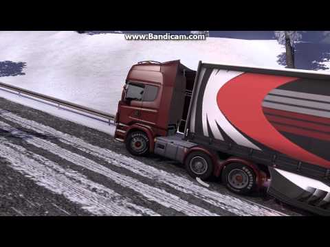 Euro Truck Simulator 2 Scania R480 Stuck in the snow
