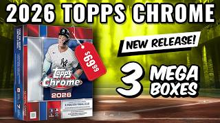 AWESOME ROOKIE AUTO!!!🚨NEW RELEASE🚨2026 TOPPS CHROME MEGA BOXES