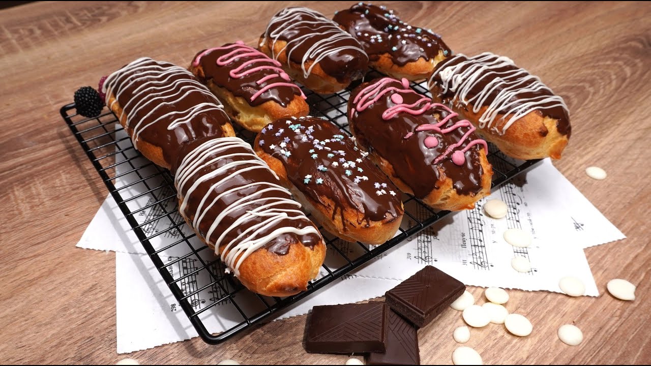 THE BEST DELİCİOUS AND EASY ECLAİRS RECİPE YouTube