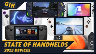 State of Handhelds 2023 - 6 Top Handheld PCs/Consoles Specs