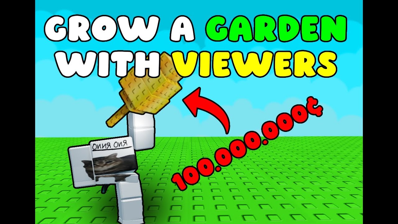 🔴 PLAYING GROW A GARDEN LIVE WITH VIEWERS 🔴 - YouTube
