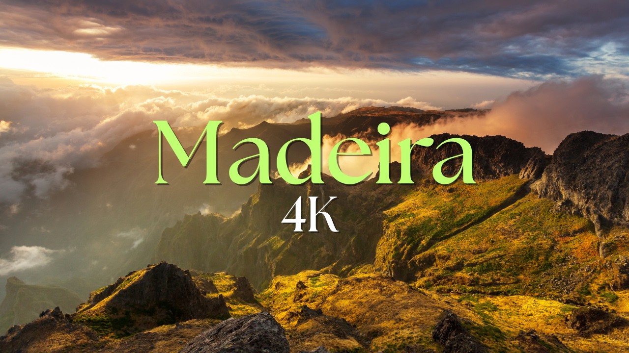 Madera, Portugalia 🇵🇹 Piękne Widoki, Atrakcje i Spokojna Muzyka | Madera z Muzyką