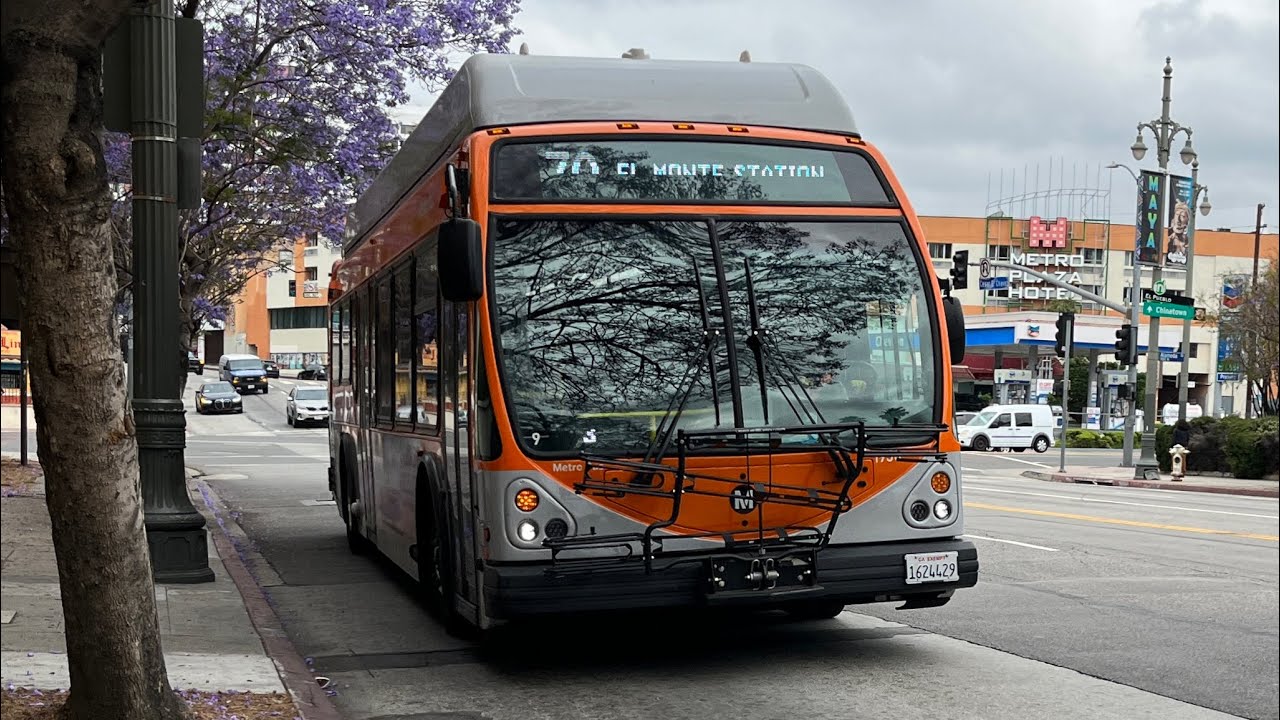 ⁴ᴷ⁶⁰ (SoCal) LA Metro 2021 ENC Axess BRT 40' CNG 1950 on Route 70