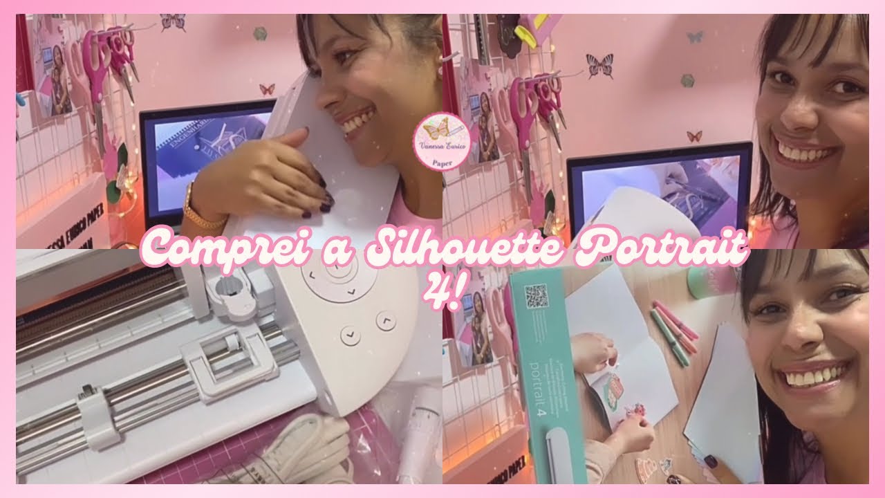 🦋COMPREI A SILHOUETTE PORTRAIT 4! #silhouette #silhouettestudio #potrait #portrait4