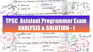 TPSC Assistant Programmer Grp C | MCQ Question Analysis & Solutions | Part - I Wealth