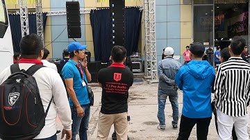 T.I Pro Audio LINE ARRAY setup in Vietnam