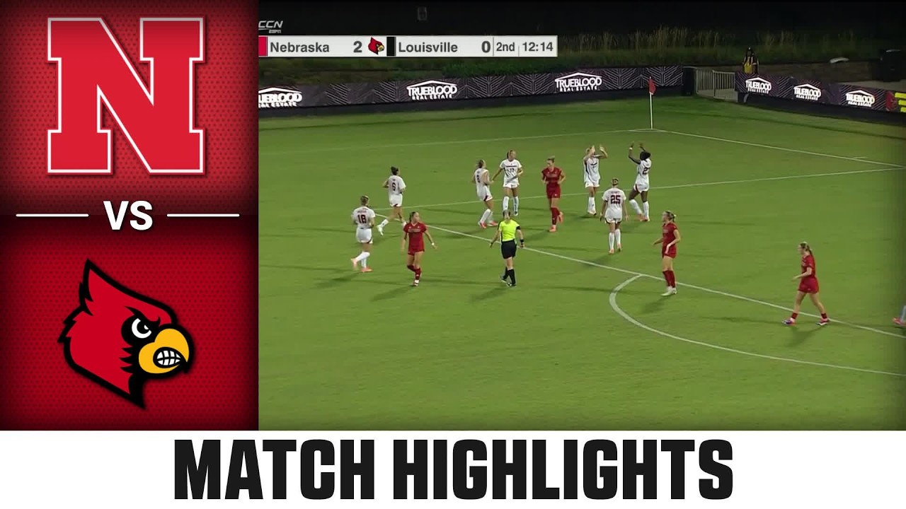 Nebraska vs. Louisville Match Highlights | 2026 ACC Women's Soccer
