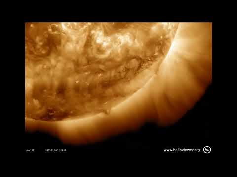 Filament Eruption (1/20/2023)
