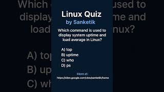 ⚙️ Linux Quiz: Guess the Command in 5 Seconds! #Shorts