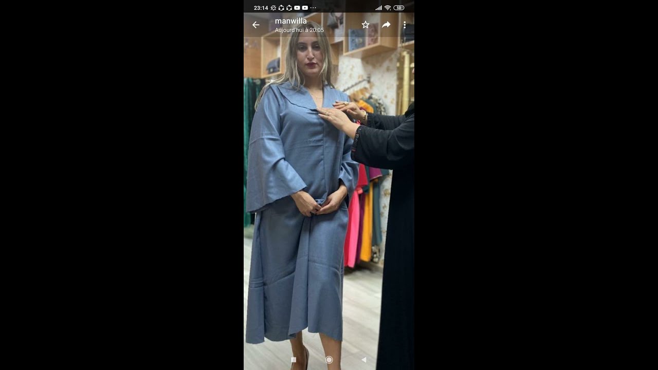 لبنات جلابة مونطو لي طلبت لي روعة تلبيسها بوحدك