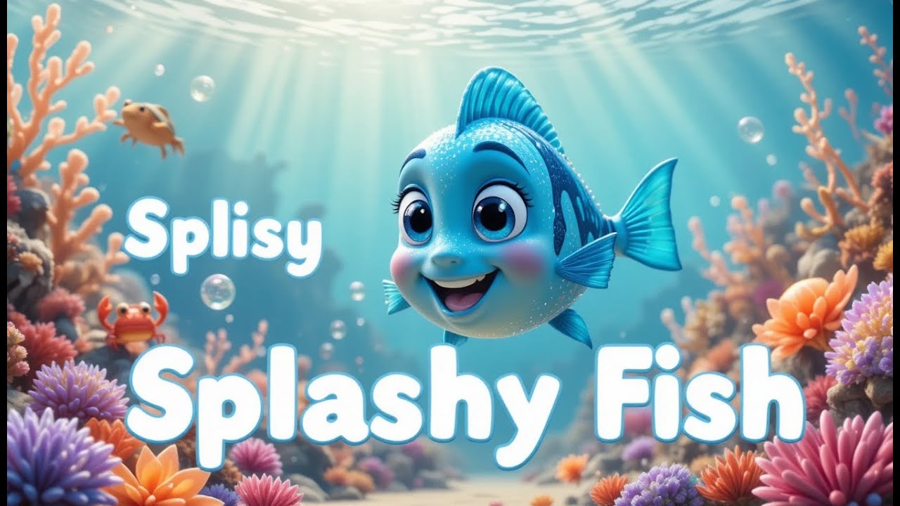 Splishy Splashy fish | The Happy Fish Song – Splishy Splashy Fun ...