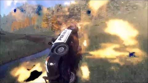 H1Z1 - Police Car Explodes in Mid-Air