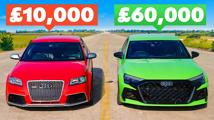 NEW Audi RS3 v cheapest used RS3: DRAG RACE