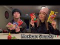 AMERICAN BOYFRIEND TRIES MEXICAN SNACKS🇲🇽