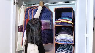 Bag With Transparent Window For Clothes Storage Hanging Saree Cover