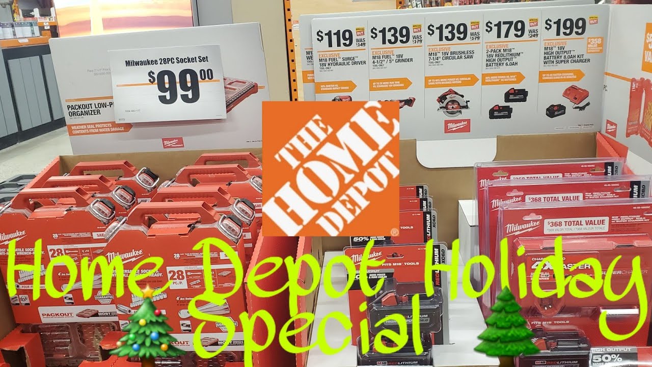 Home Depot Live .. Black Friday And Holiday Deals 🌲🎄 YouTube