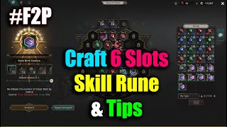 Undecember Craft 6 Slots Skill Rune & Tips