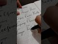 Tinkeon Calligraphy #shorts #basic #simple #calligraphy #art #cursive #lettering #handlettering