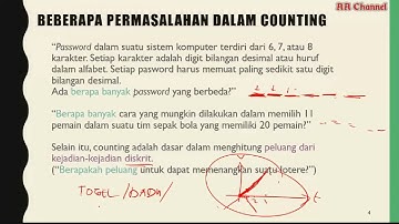 Kaidah Dasar Menghitung & Permutasi | Matematika Diskrit #10a
