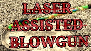 How to make a laser assisted blowgun#firstcreator#blowgun