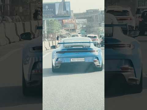 Porsche GT sports car in Delhi