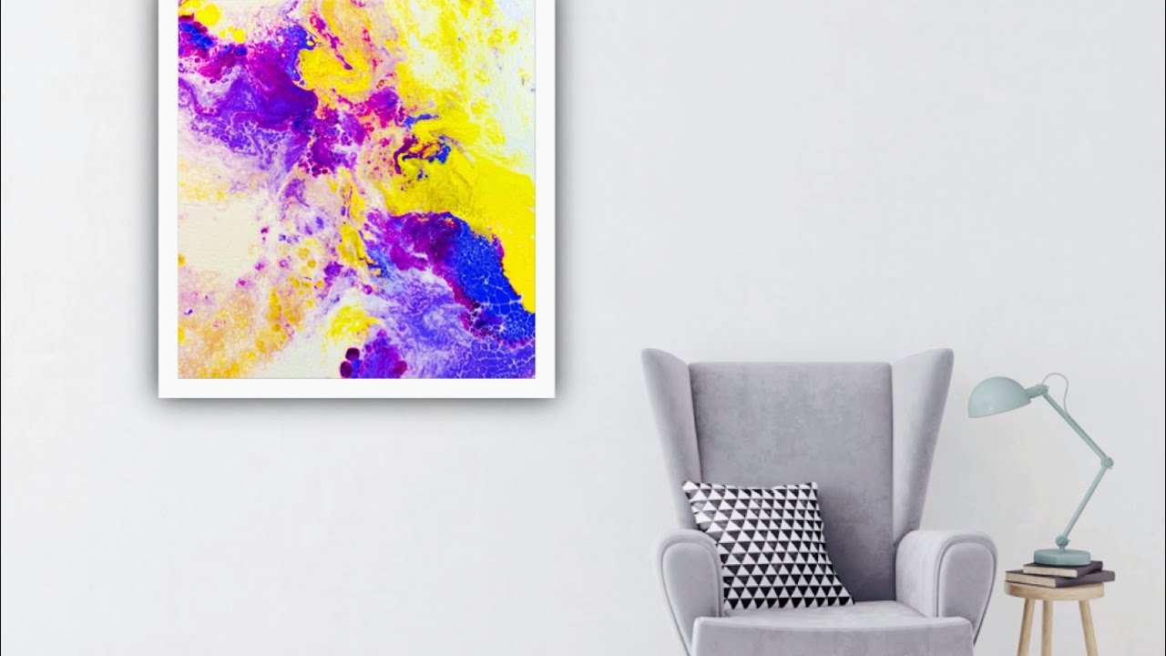 Hubby Trying Fluid Art | Acrylic Pouring RECIPE & STEP by STEP GUIDE ...