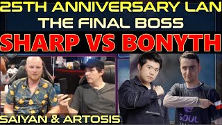 25th Anniversary LAN - FINAL BOSS - Sharp vs Bonyth by Artosis & Saiyan - Starcraft 1