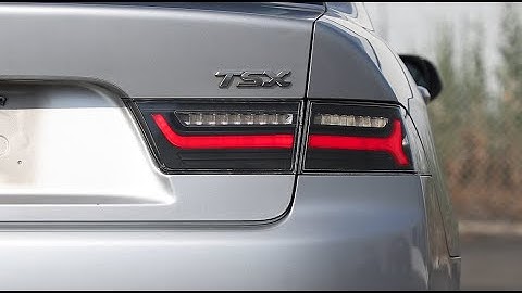 OEMassive - 2004-2008 Acura TSX LED Light Bar Tail Lights Function Video
