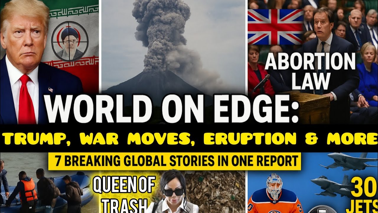 Global Chaos: Trump’s Iran Threat, Volcano Erupts, Migrant Surge & More | 7-Story 