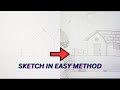 House Sketch In Easy Way