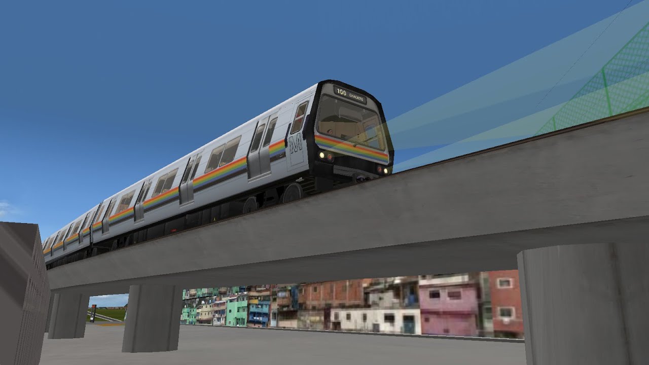 OpenBVE | Metro de Caracas 1983 | De Propatria a Chacaito con el Alsthom Atlantique 10000