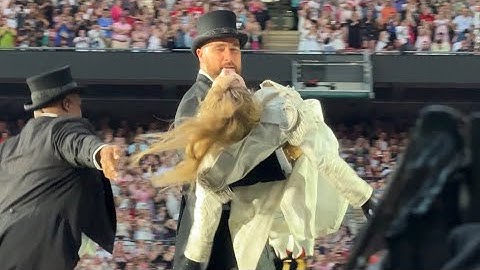 Travis Kelce Joins Taylor Swift On Stage At The Eras Tour London For I Can Do It With A Broke Heart