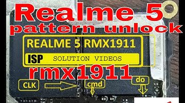 Realme 5 rmx1911 pattern unlock ufi box
