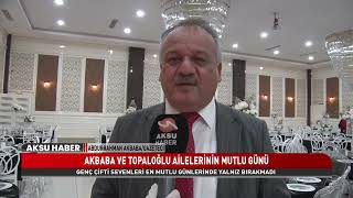Akbaba ve Topaloğlu Ailelerinin Mutlu Günü! Afra ve Mustafa Dünyaevine Girdi