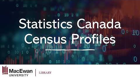 Statistics Canada Census (2016 Census)