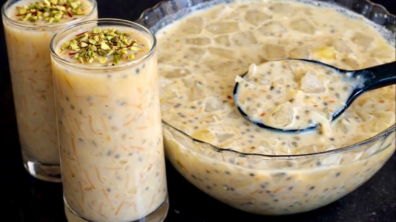 Ramadan Special Iftar Drink / Custard Vermicelli Drink For Iftar / Summer Special Drink 