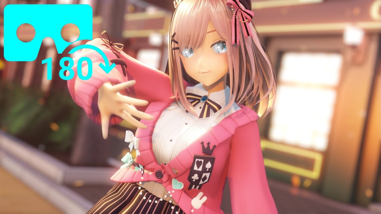 【MMD VR180 8K】鈴原るるでアイドル