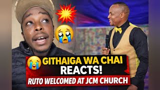 😭 Githaiga Wa Chai Reaction After Hearing Roto Is Welcomed to Jcm Church Today By Bishop Ben! Waaah😳