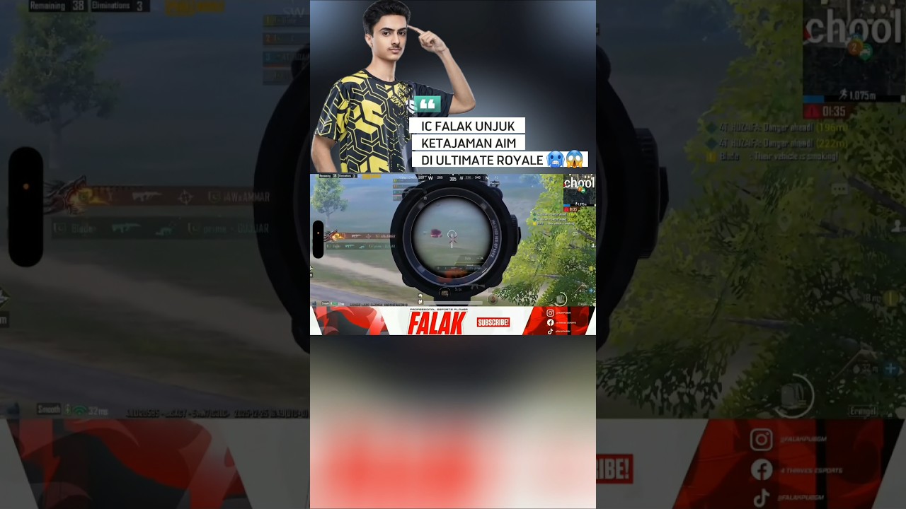 FALAK UNJUK KETAJAMAN AIM DI ULTIMATE ROYALE 🥶😱 