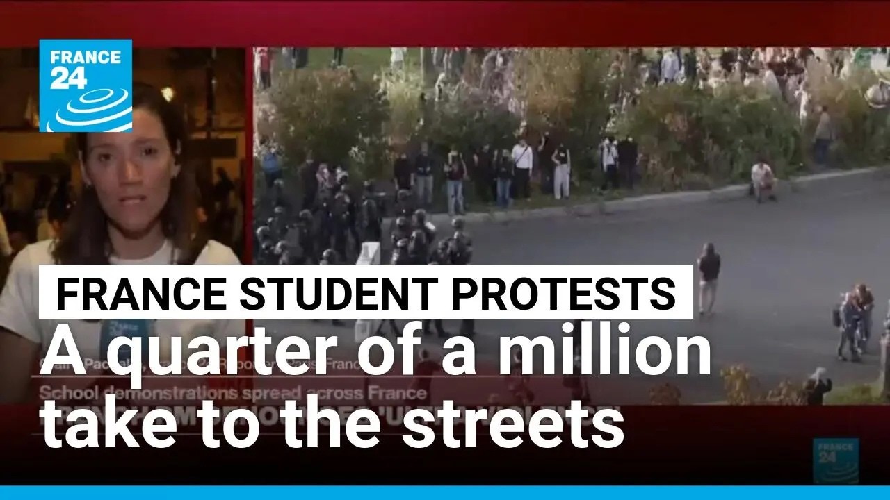 Students, unions and teachers in mass movement to demand better learning conditions • FRANCE 24