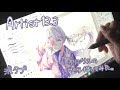【Artist13.3】液タブで女の子を描いてみた【オリジナル】