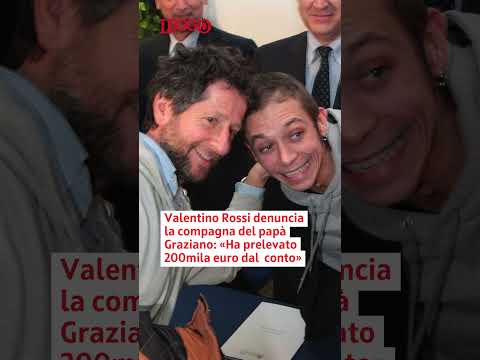 Video Valentino Rossi denuncia la compagna di papà Graziano: «Ha prelevato 200mila euro dal suo conto»