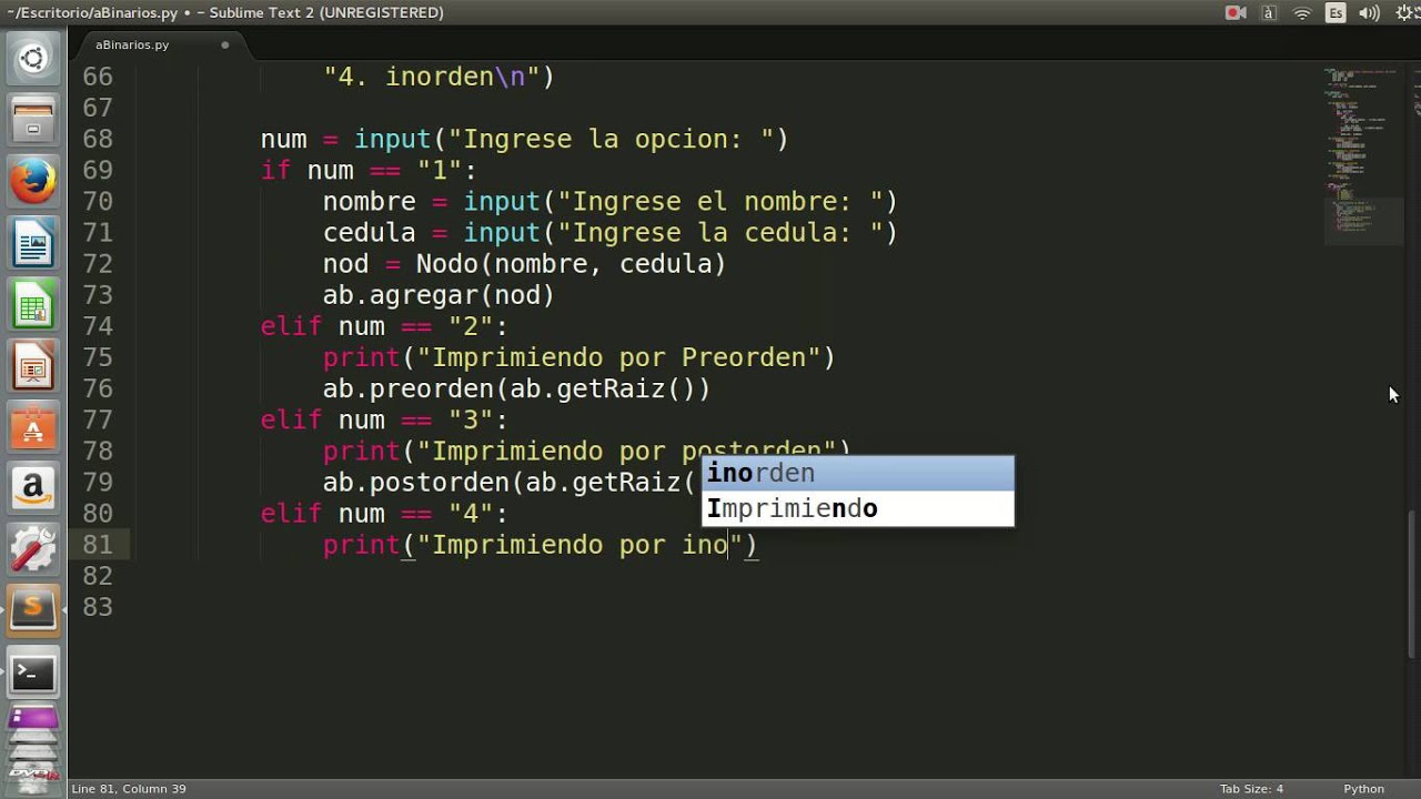 Arboles Binarios en Python 3 - YouTube