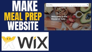 HOW TO MAKE A MEAL PREP DELIVERY BUSINESS WEBSITE ON WIX