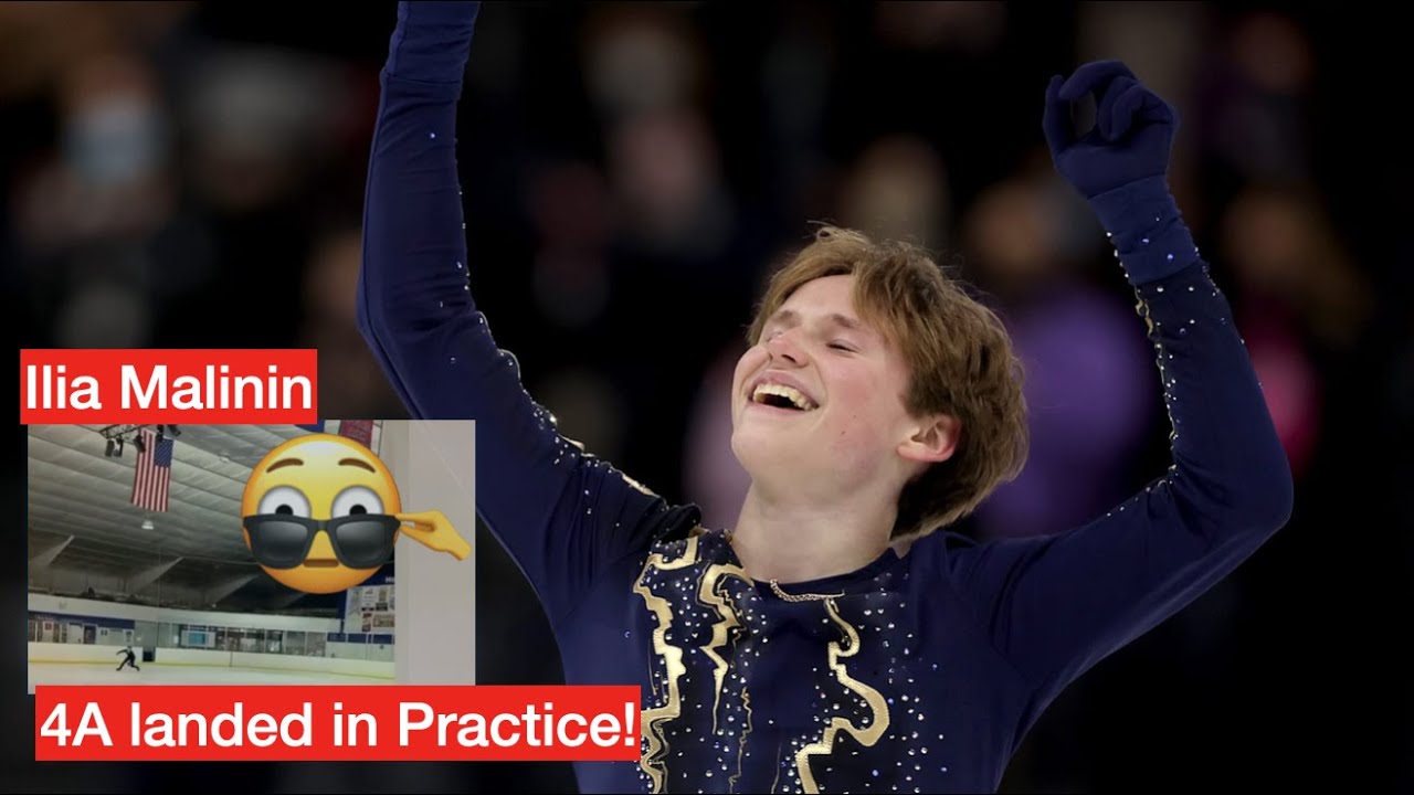 Ilia Malinin landed Quad Axel (4A) in Practice?! The Quad GOD did it