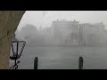 Storm in Venice. Heavy Rain and Strong Wind Sounds. Rainstorm Ambience for Relaxing or Sleep.